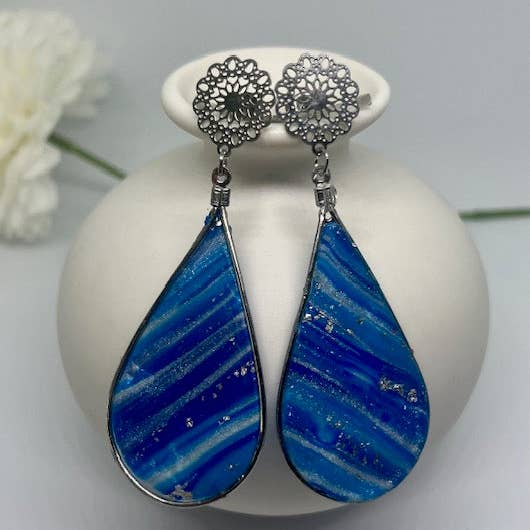 Deep Ocean - teardrops for wholesale by WEARABLES BY B LLC