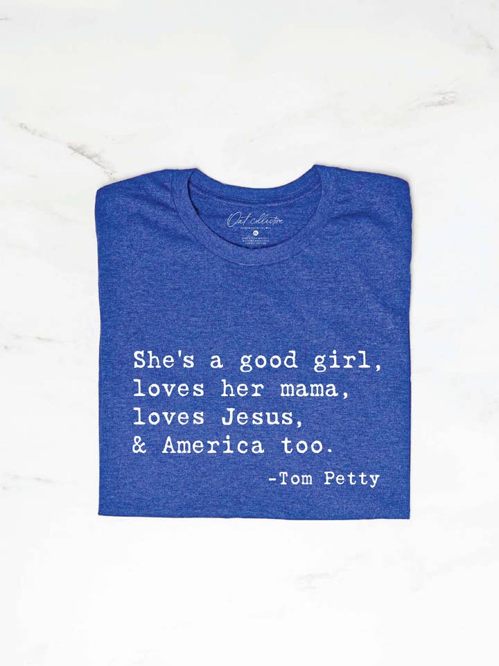 SHE'S A GOOD GIRL Graphic T-Shirt for wholesale by OAT COLLECTIVE