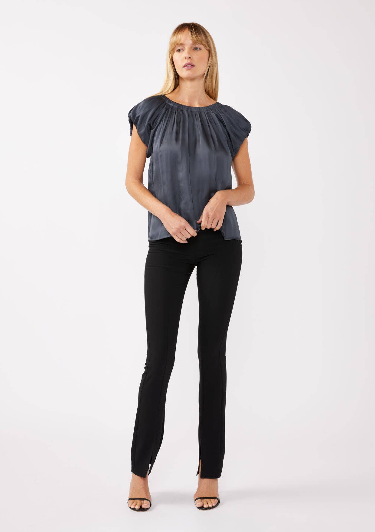 Lovestitch - Wholesale Blouse - Women's - Short Sleeve Raglan Top with Back Tie10