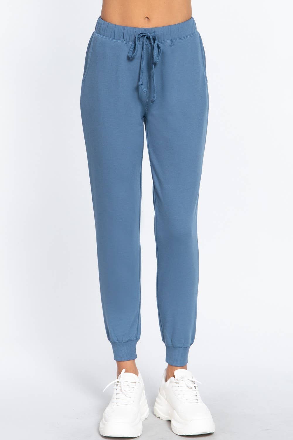 Active Basic | Active USA – calças de treino - Mulher por atacado – Calça jogger francesa Terry4