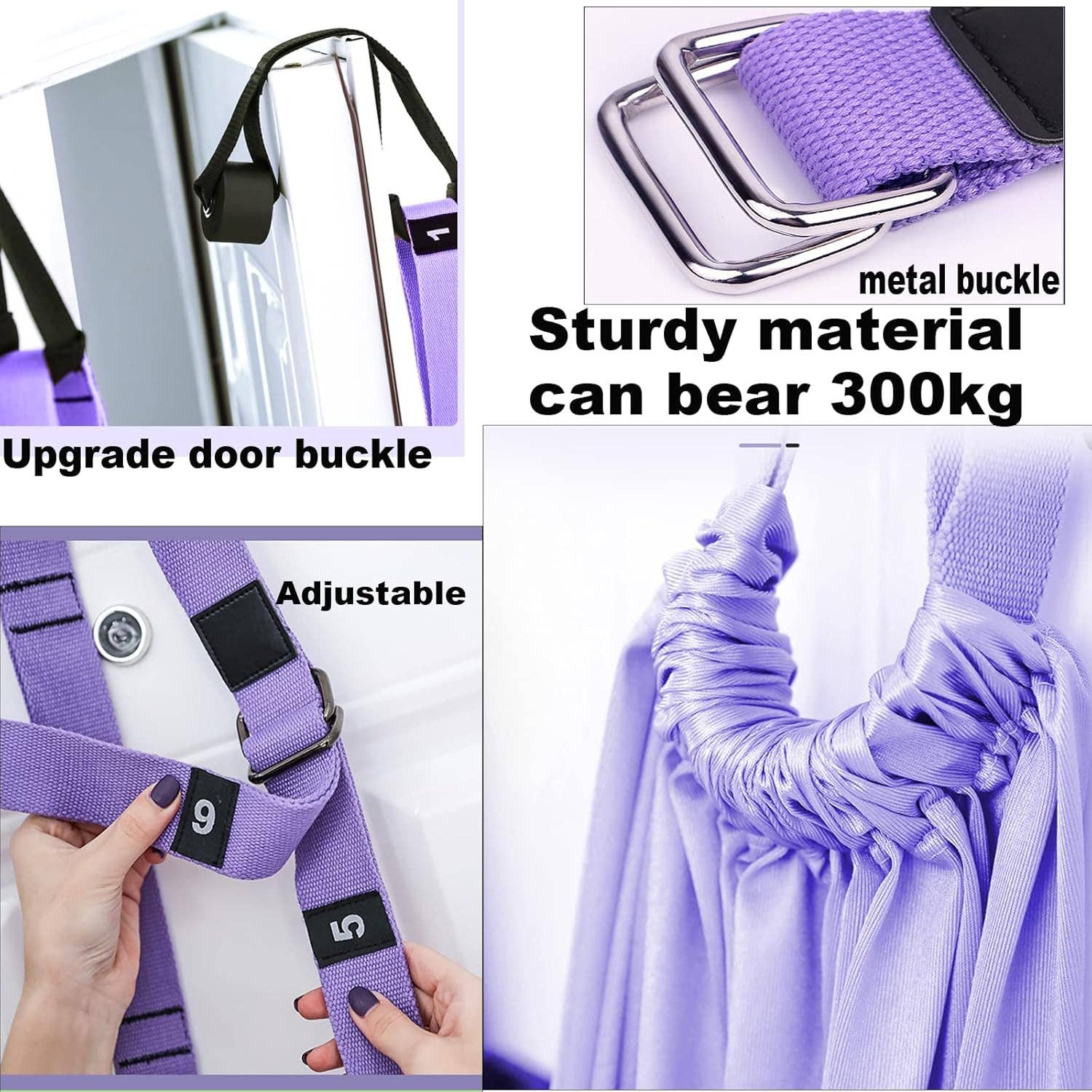  Set Mix Match Colors  Leg Stretcher Strap Aerial Rope Stretching Strap Fitness Belt for wholesale on Faire9