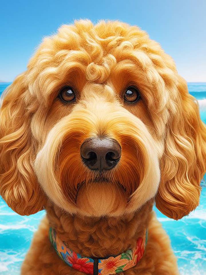 Goldendoodle Apricot - Micro Fiber Beach Towel for wholesale by Best of Breed Products