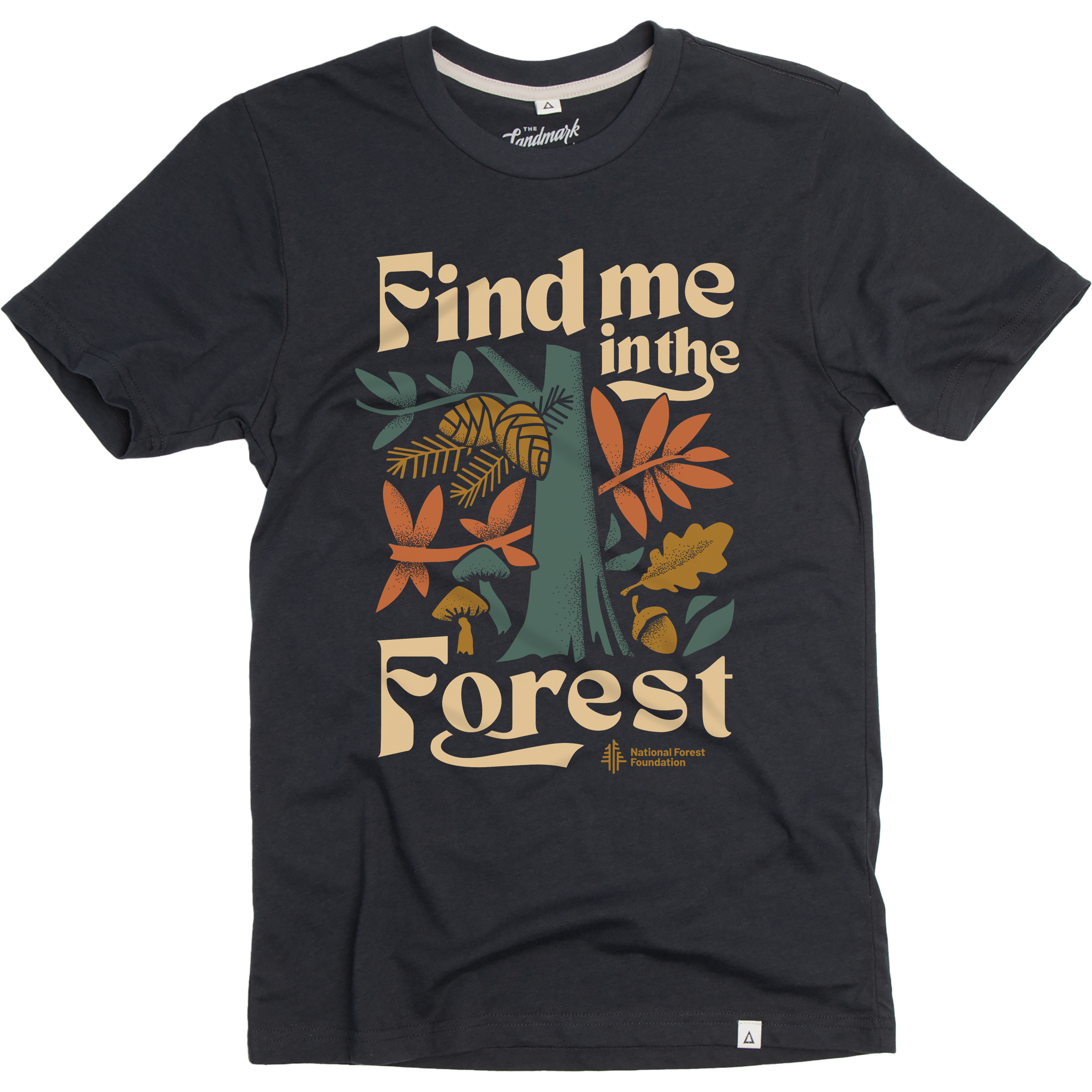 The Landmark Project - Vente T-shirt sérigraphié – unisexe - T-shirt Trouve-moi dans la forêt1