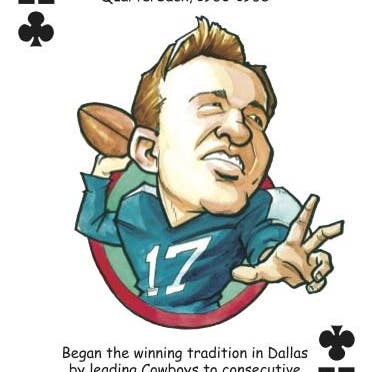 Midwest Novelty / Parody Productions - Wholesale Playing Cards - Dallas Football Heroes Playing Cards for Cowboys Fans1