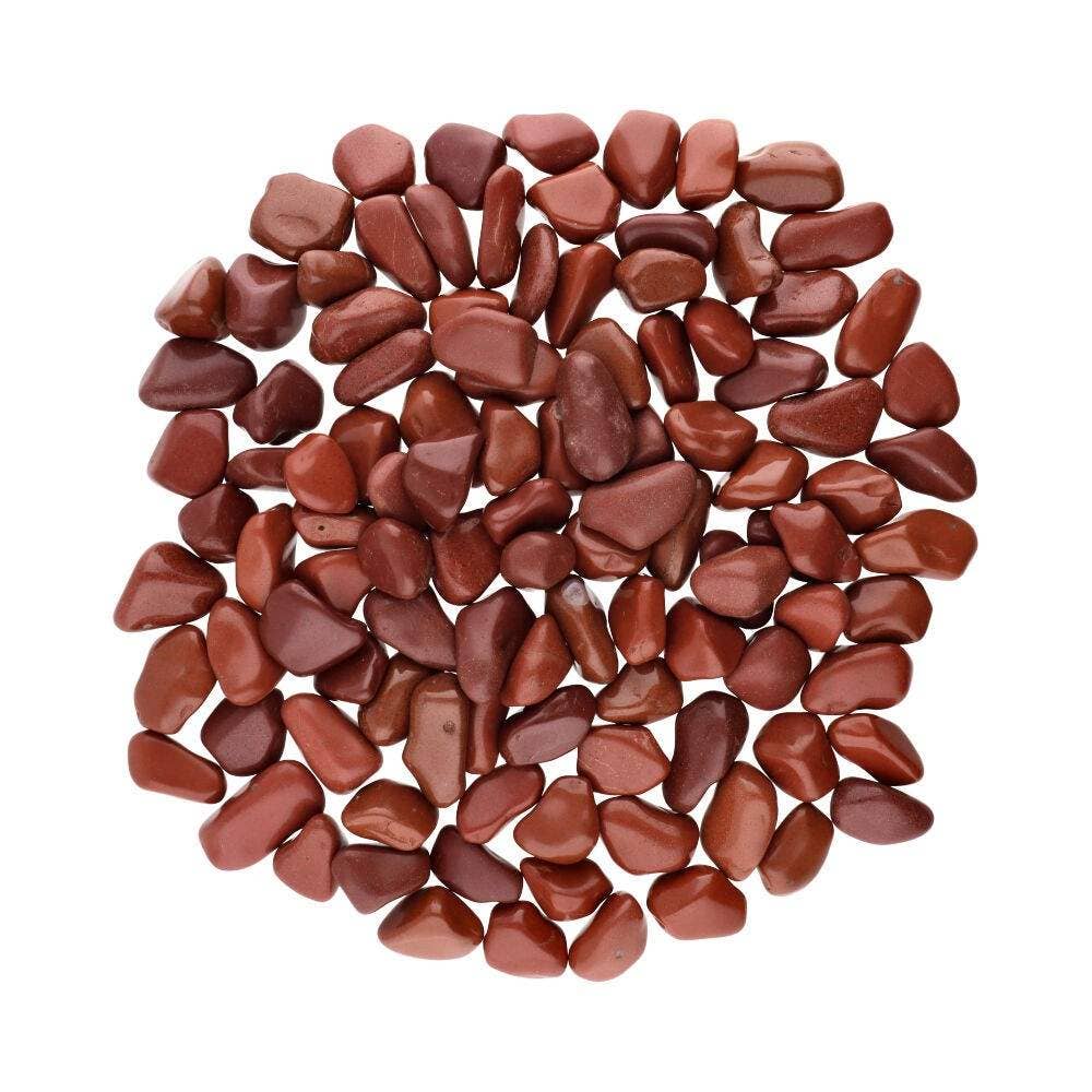 Vives de la Cortada S.L - Wholesale Spiritual Stone/Crystal - Rodados de Jaspe Rojo 2x1cm3