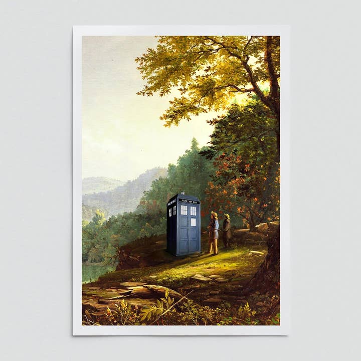 Is time travel possible - Tardis art print para venta al por mayor de Dikhotomy