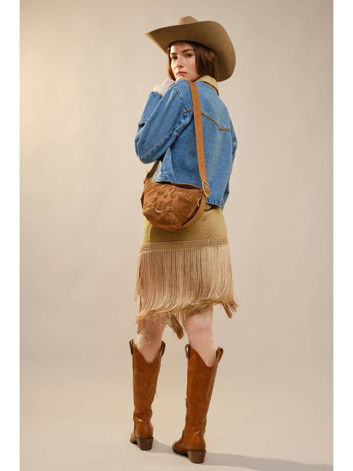 MED WASH 23687J Stud Trimmed Cropped Denim Jacket for wholesale on Faire6