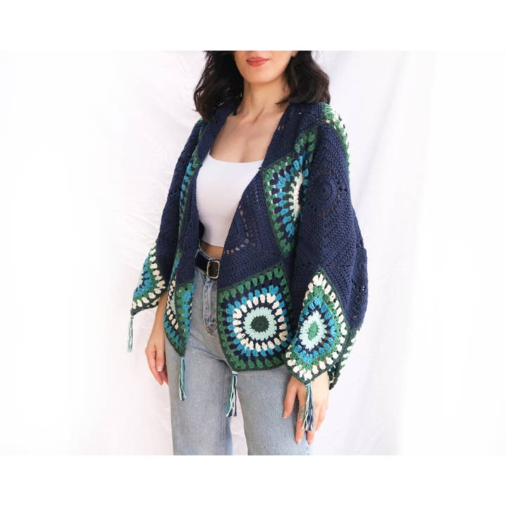 miglo - Wholesale Cardigan - Women's - Bohemian Cardigan, Women's Crochet Tops, Knitted Seasonal Ja