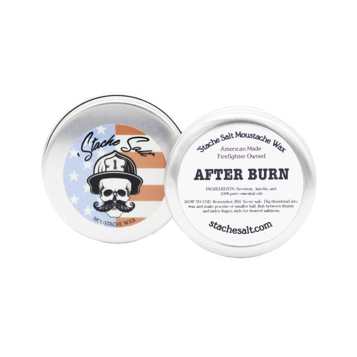 'Stache Salt – wholesale Skäggstylingprodukt – Efter Burn - Stark Hold Mustasch & Skäggvax