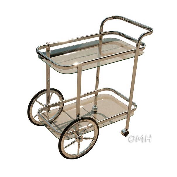 Old Modern Handicrafts, Inc. - Wholesale Serving Tray - Anne Home - Elegant Serving Trolley0