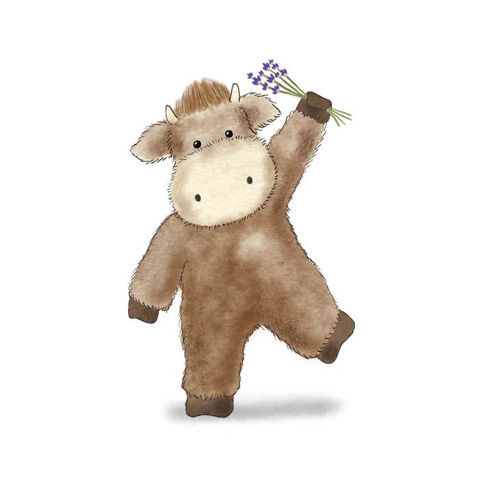 Beauty Goddess - Wholesale Stuffed/plush toy – Kids & baby - Warmies Large 13" Highland Cow9