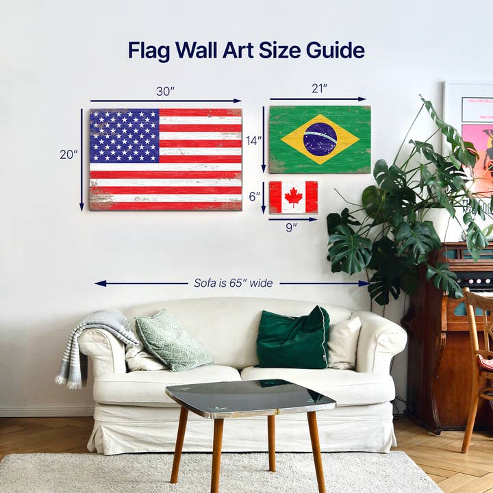 Print Frame Box - Wholesale Flag - Democratic Republic of the Congo Flag Wall Art1