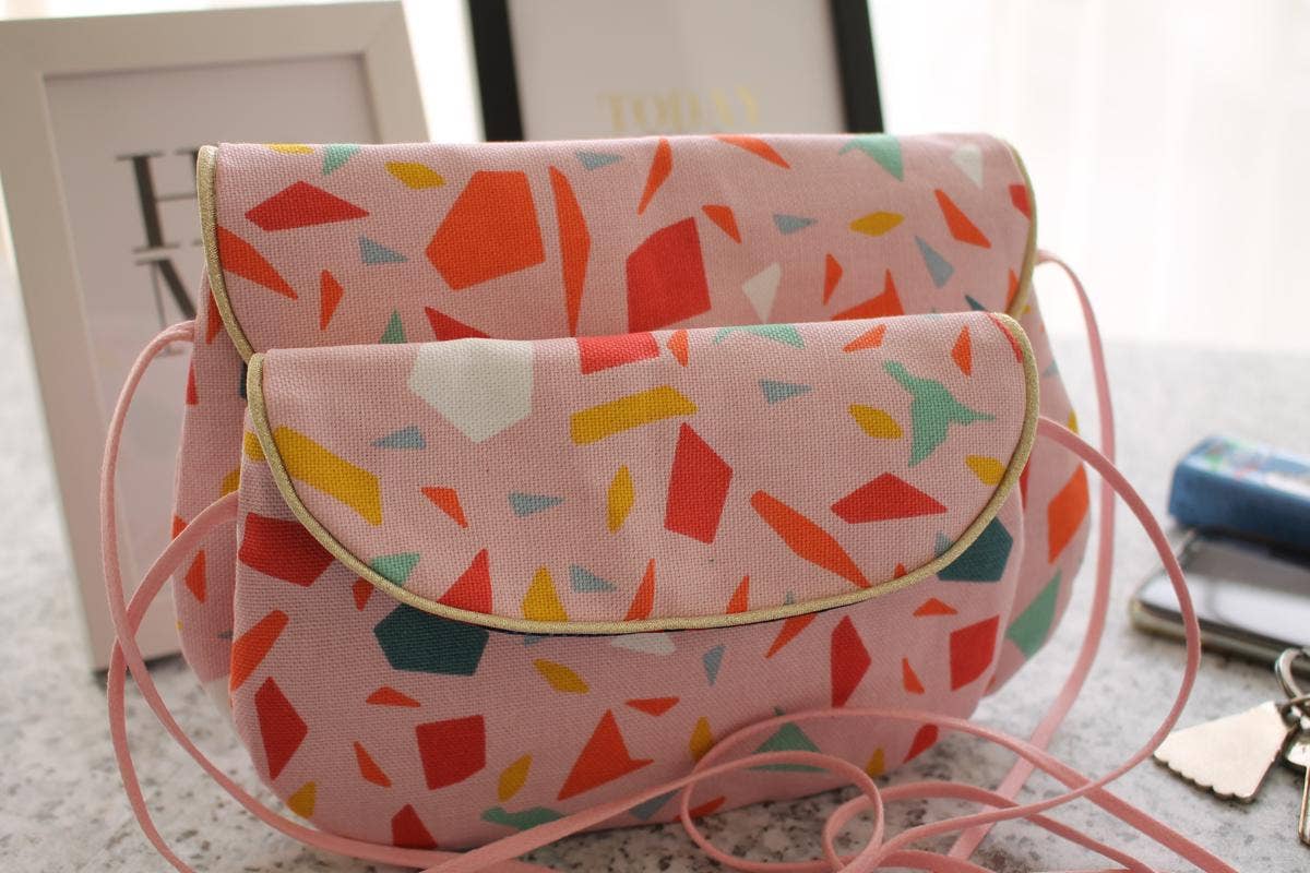 Sabrina Trefle - Wholesale Messenger Bag - Women's - Gloria bag ochre flowers3