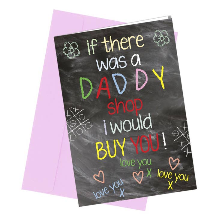 #276 Daddy Shop for wholesale by Close to the Bone Greeting Cards and Gifts