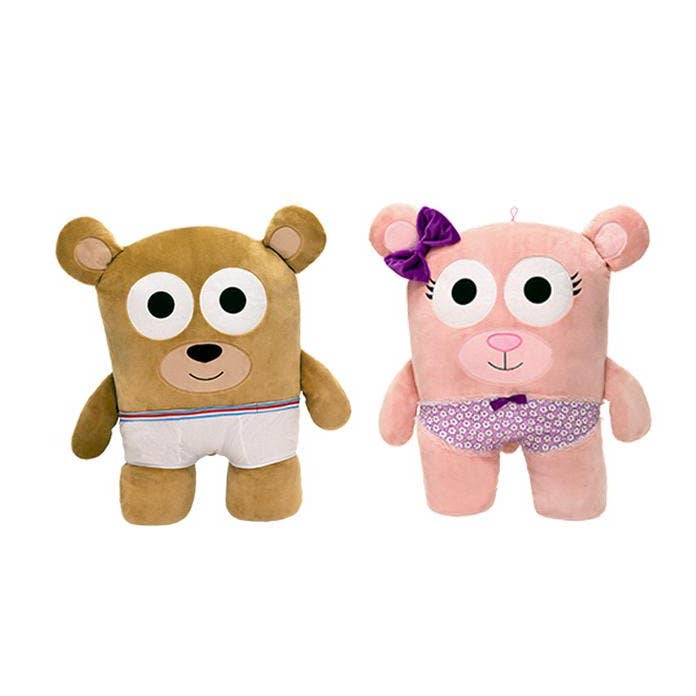 BEAR IN UNDERWEAR - 28IN - 2 ASST - 2 BOYS, 1 GIRLS for wholesale by Fiesta Toys