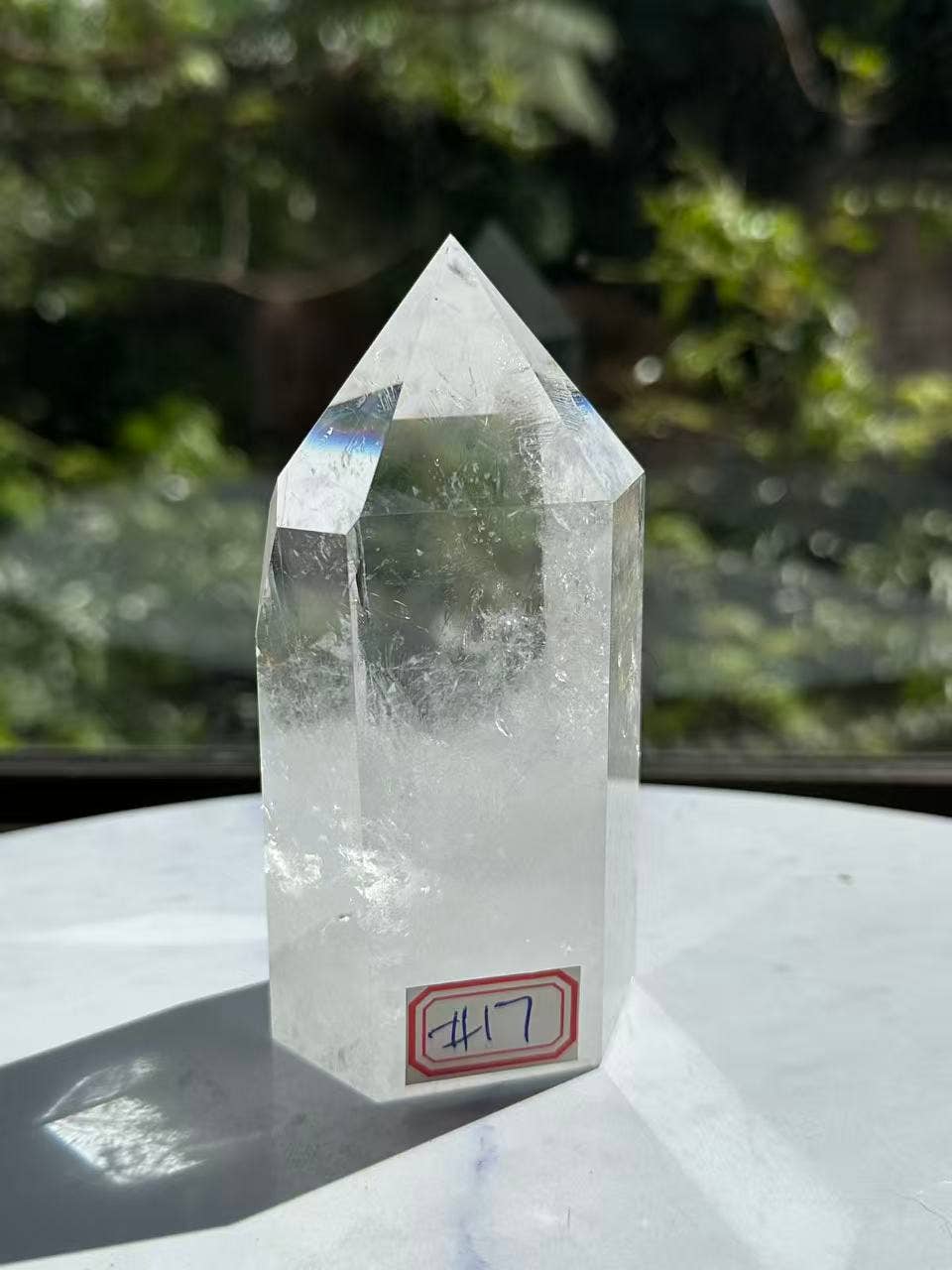 Moon Rituals - Wholesale Spirituele steen/kristal - AAAA Grote Heldere Kwarts Toren | Hoogwaardige Meester Helende Kristal Obelisk kerstkristal cadeau #174