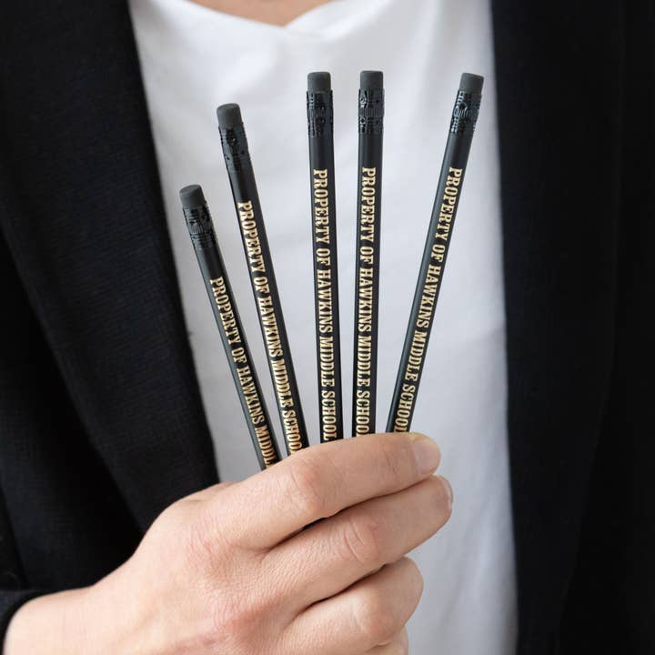 BETTIE CONFETTI - Wholesale Pencil - Stranger Things Pencil Set - Hawkins Middle School AV Club2