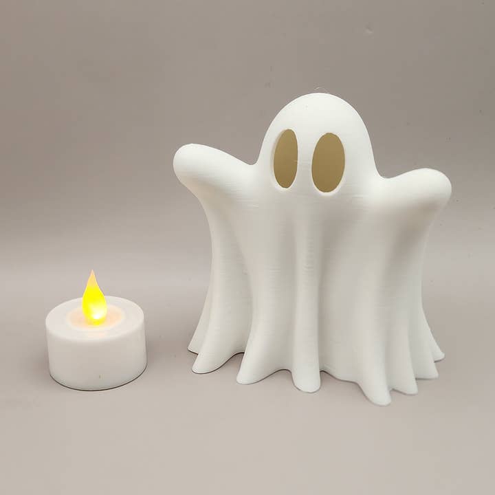 Mini Ghosts, LED Ghosts, Halloween Ghosts, Halloween Display for wholesale by Crafty Wood Studios