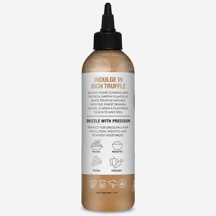 Alta Gama Foods - Wholesale Olive Oil - Mazara Squeezable Spanish White Truffle Organic Olive Oil 2