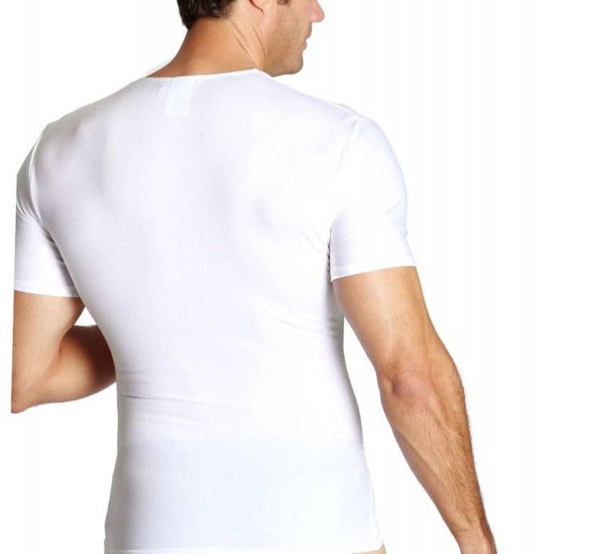 InstantFigure - Vente Chemise – homme - Chemise de compression à col rond Insta Slim I.S.Pro USA TS00016