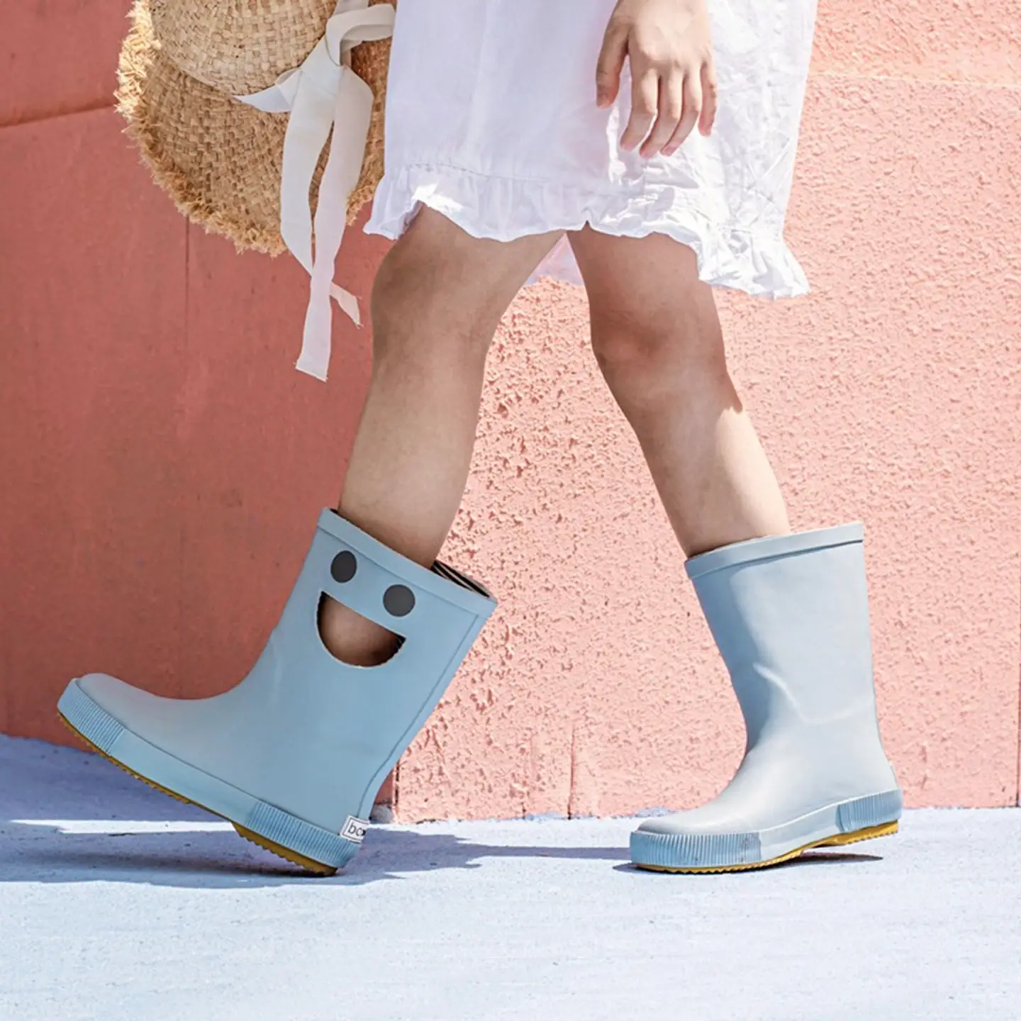 BOXBO - Vente Bottes de pluie – enfant - Bottes de pluie pour enfants WISTITI - Caoutchouc écologique - Platine4