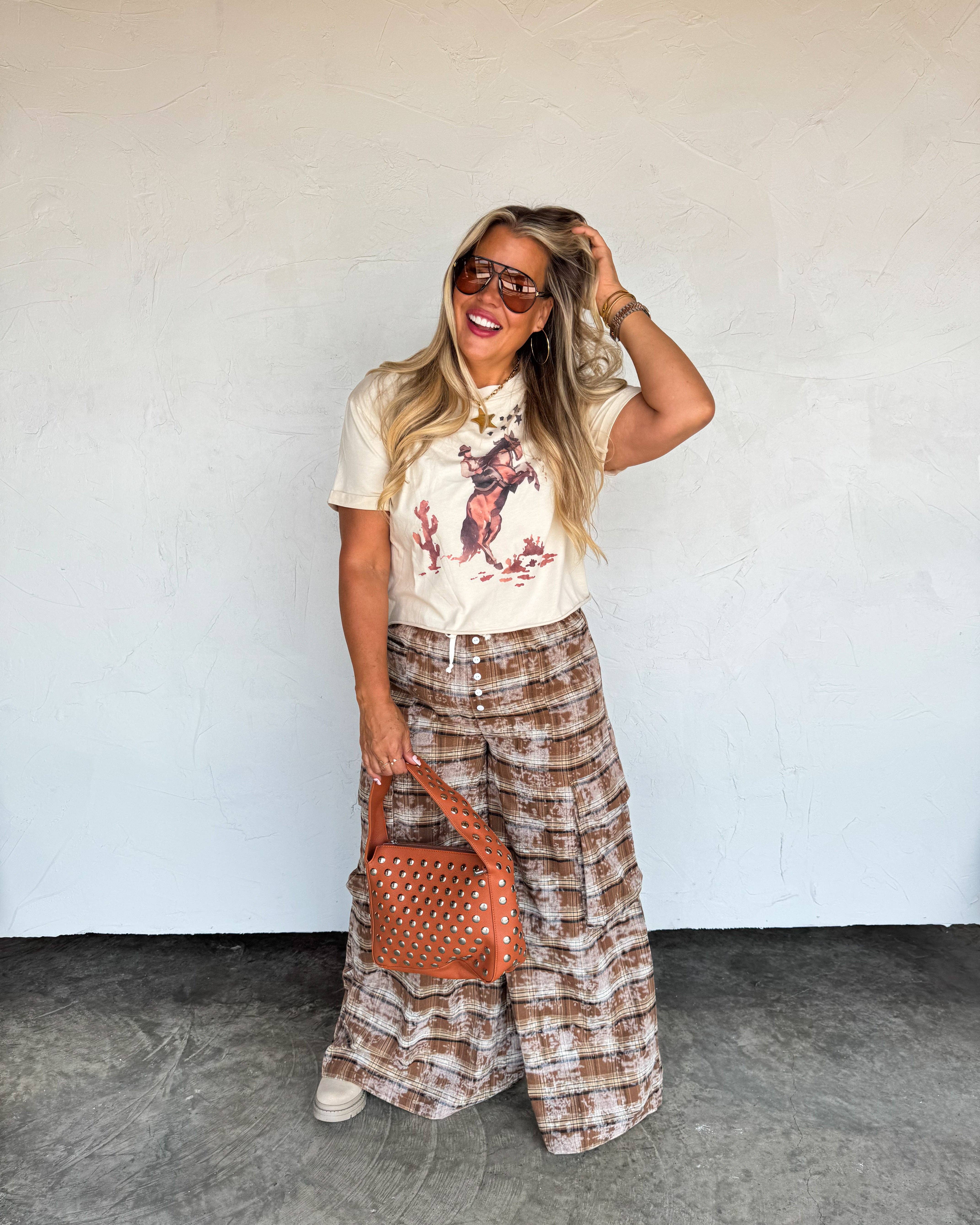 BLAKELEY - Wholesale Screen Printed T-Shirt - Women's - STARRY NIGHT COWBOY TEE2