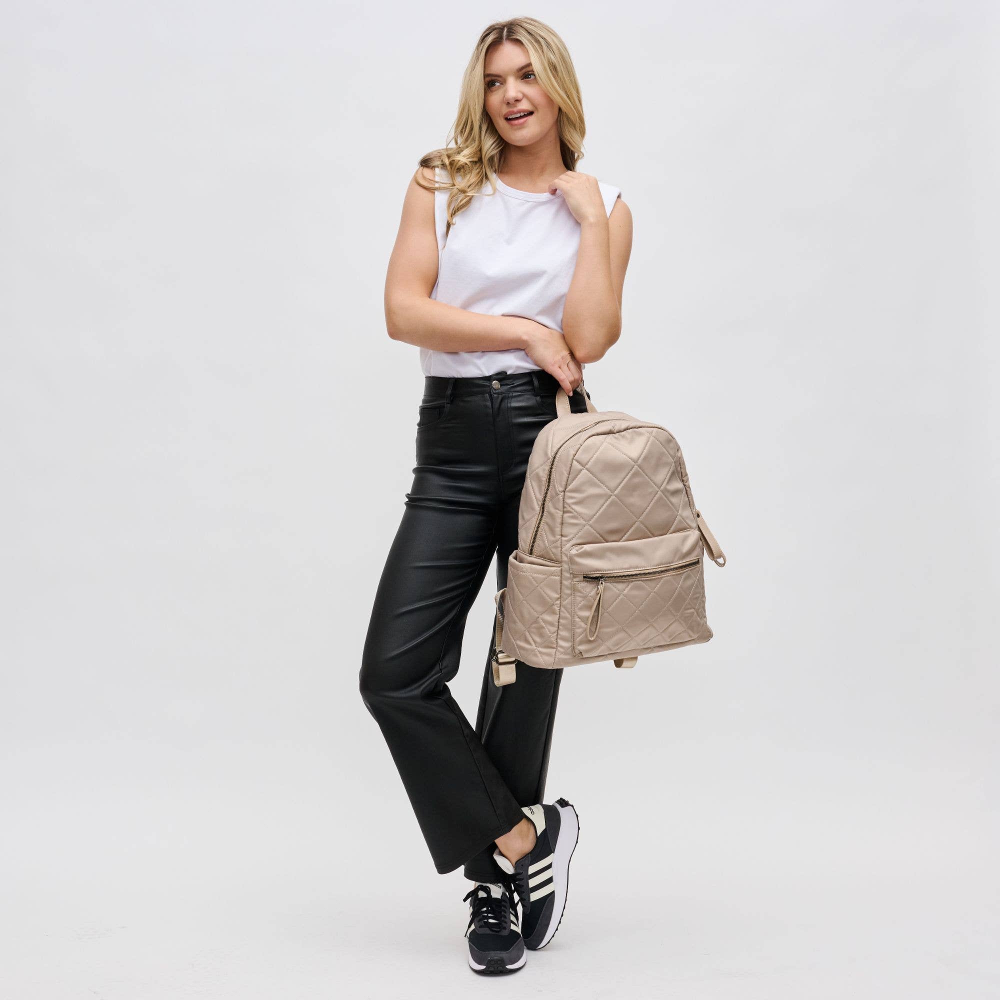 Sol and Selene - Wholesale Backpack - Women's - Motivator Large Quilted Nylon Travel Backpack36