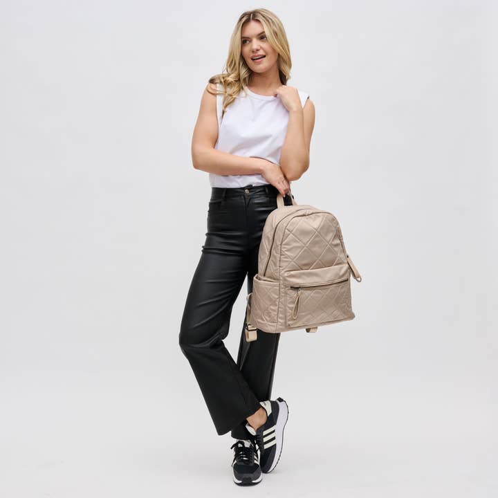 Sol and Selene - Wholesale Backpack - Women's - Motivator Large Quilted Nylon Travel Backpack36