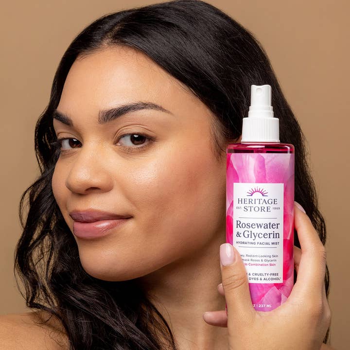 Heritage Store - Wholesale Face & Body Mist/Water - Rosewater & Glycerin 2oz/4oz/8oz4