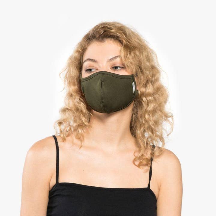 MakMask - Wholesale Protective Face Mask/Shield - Deep Green Mask1