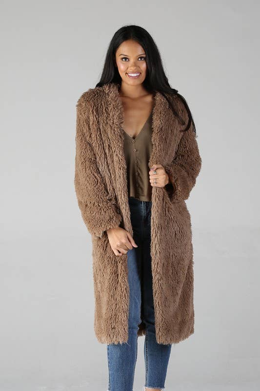 ANGIE - Wholesale Jacket - Women's - SJ711-ASIS FAUX FUR COAT18