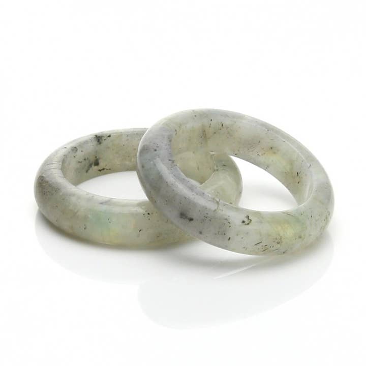 UniArt - Wholesale Single Stone/Solitaire Ring - Clear labradorite ring1