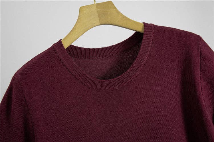 Marayn - Vente Robe – femme - Ensemble robe en maille avec cardigan et strass chic pour femmes16