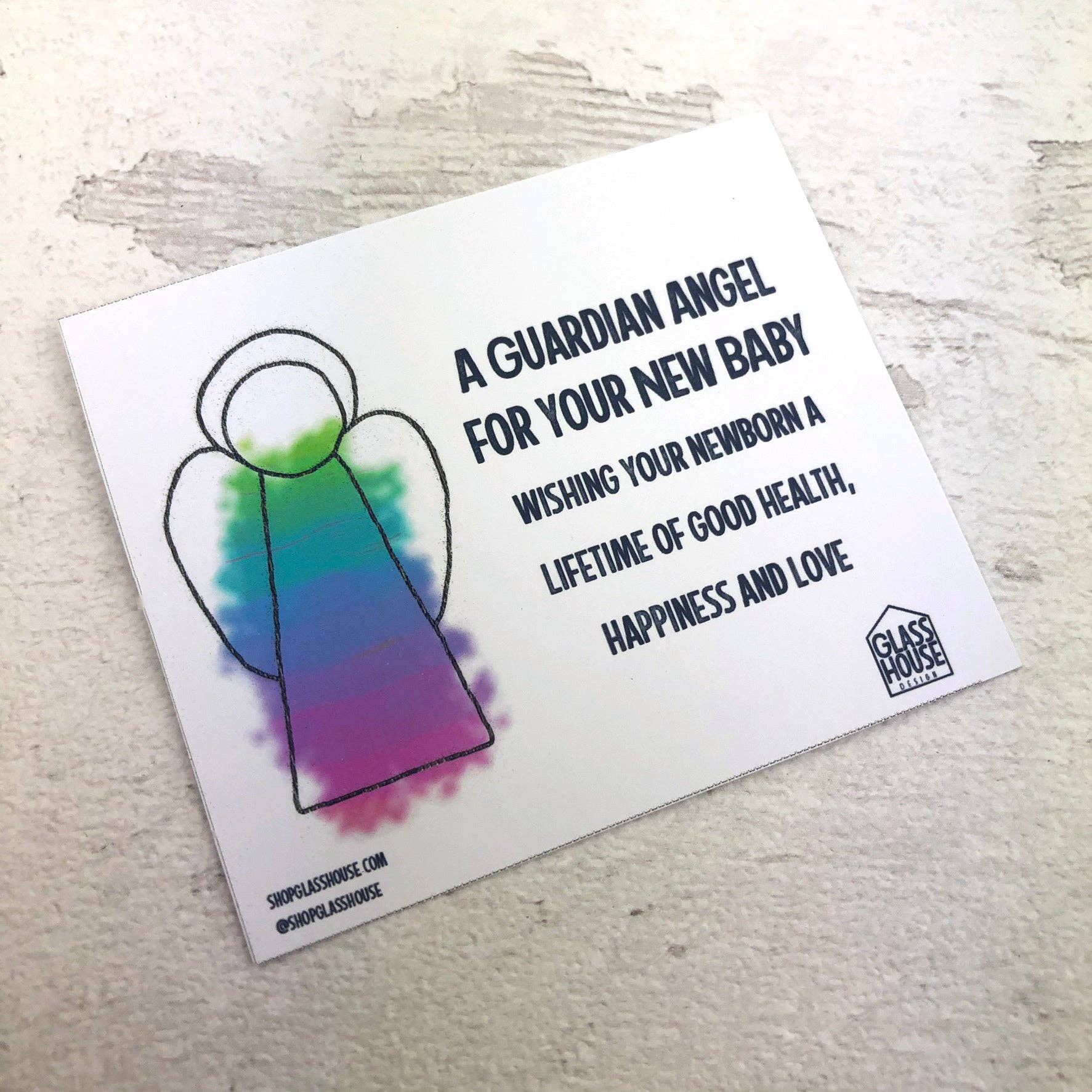 GlassHouse Design - Wholesale Keepsake Coin/Token - New Baby Angel ~ New Born Guardian Angel Gift6