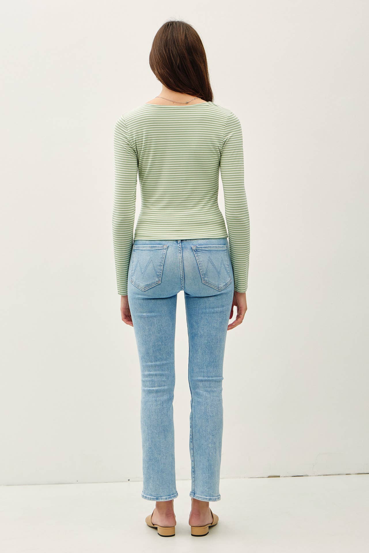 Be Cool - Vente Haut en maille – femme - TOP À MANCHES LONGUES RAYÉ ULTRA DOUX BASIQUE15