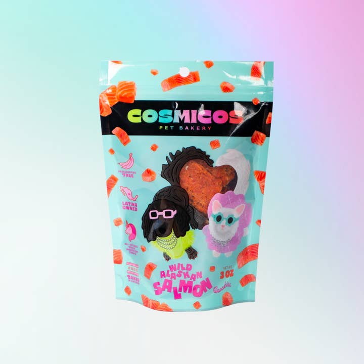 Alaskan Sockeye Salmon Treats – Wild-Caught Snackies Omega Boost for Cats And Dogs! for wholesale by Cosmicos Pet Bakery