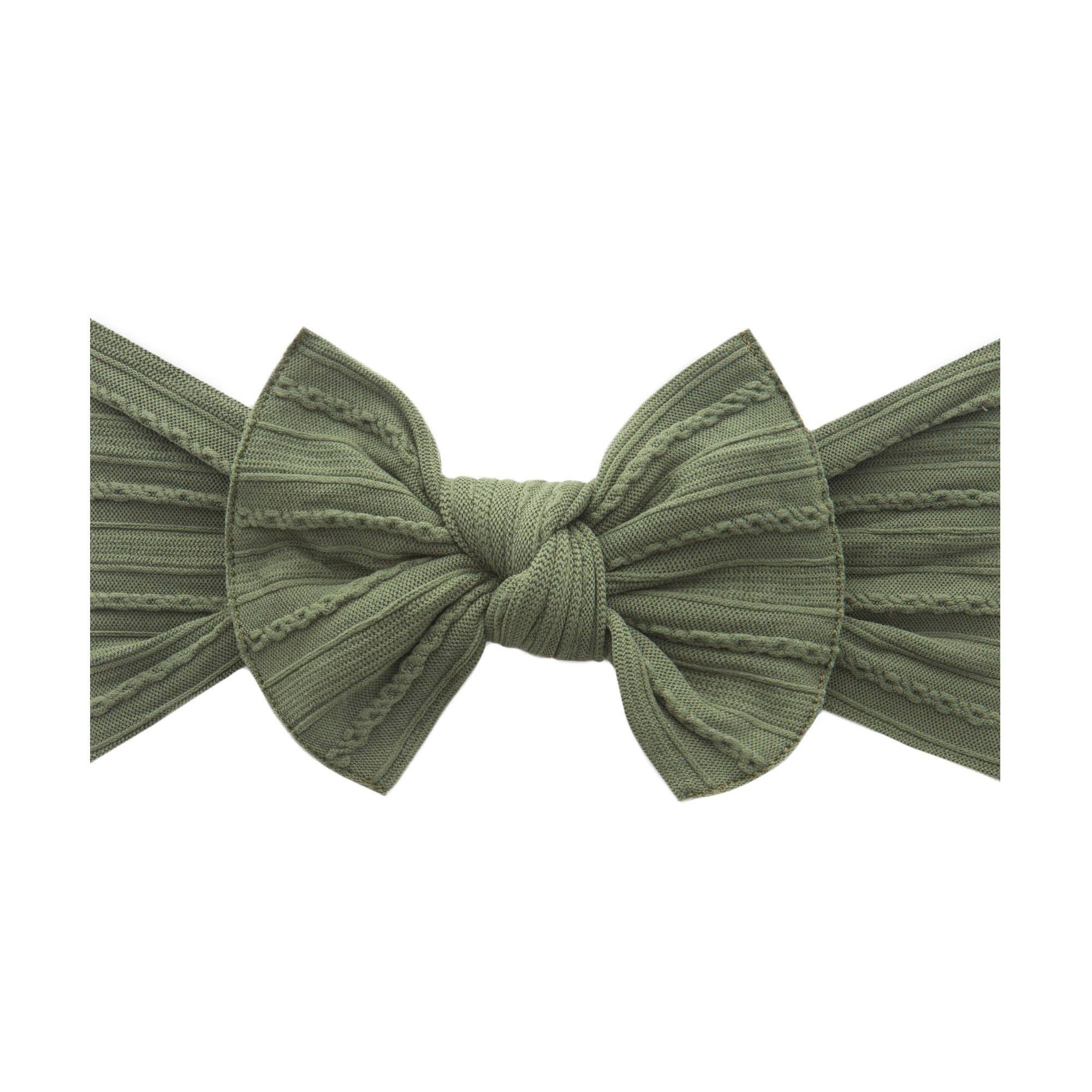 Baby Bling Bows - Wholesale Hair Bow - Baby - Baby Bling® Cable Knit Knot soft nylon headband10
