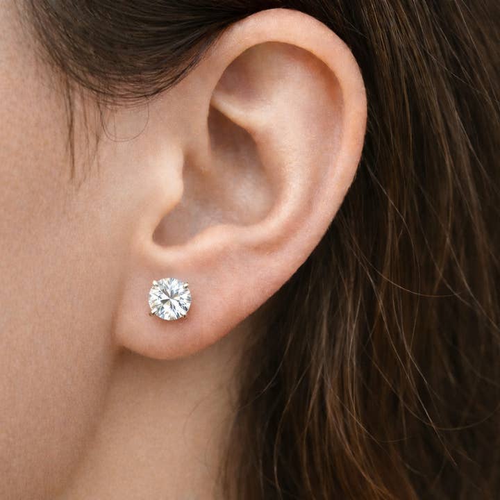 Geneve Diamond - Wholesale Knopjes/oorstekers - 1 Karaat Ct VS Diamanten Oorknoppen Echt Lab 14K Witgoud3