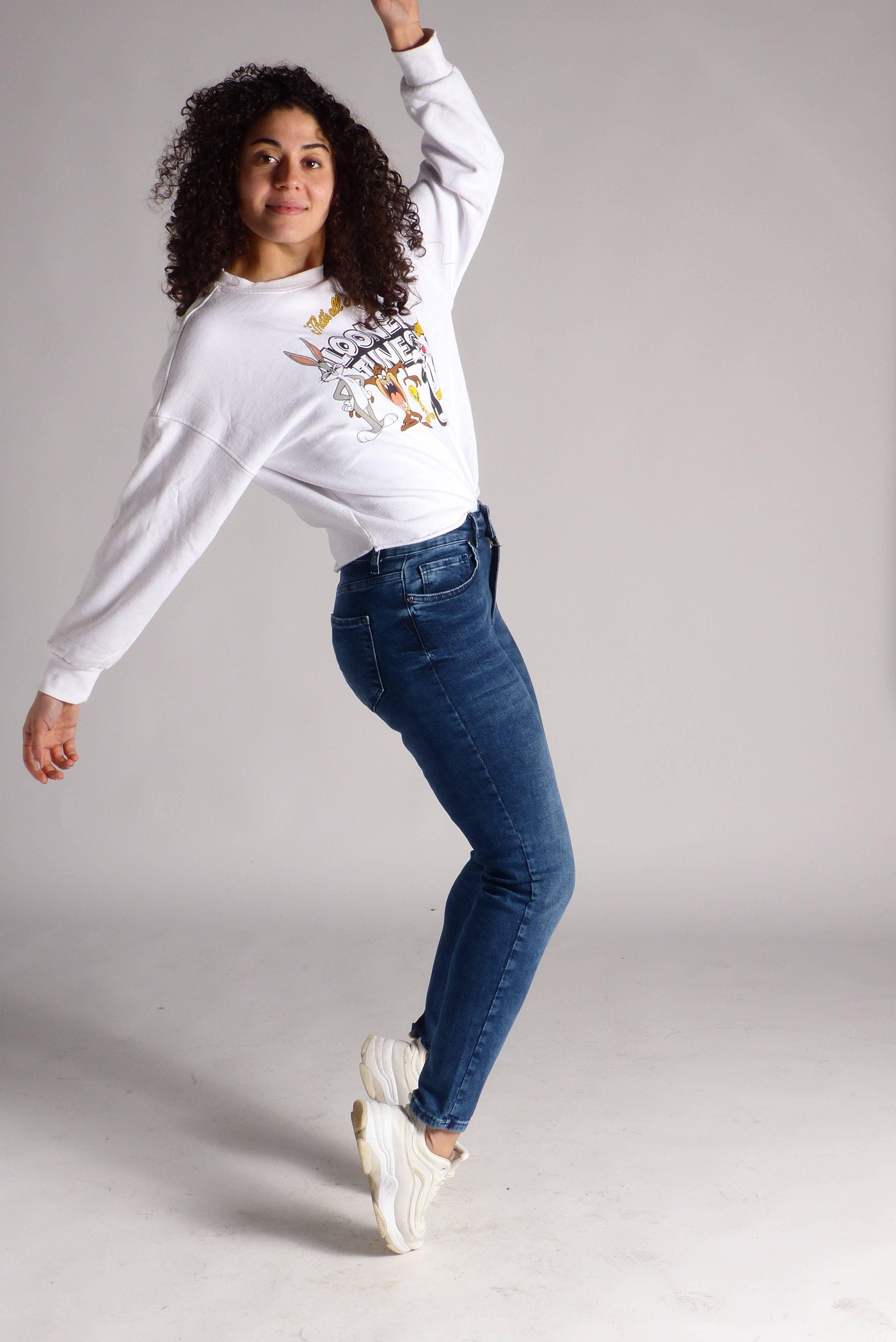 SPONTANÉ – calças de ganga - Mulher por atacado – Calças de ganga finas2