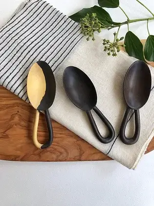 QÄSA QÄSA - Wholesale Kitchen Spoon - African Blackwood Scoop4