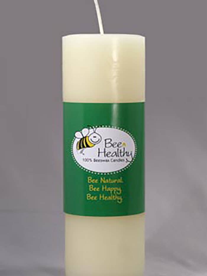 Round Pillar 3 X 9 White for wholesale by BEE HEALTHY CANDLES