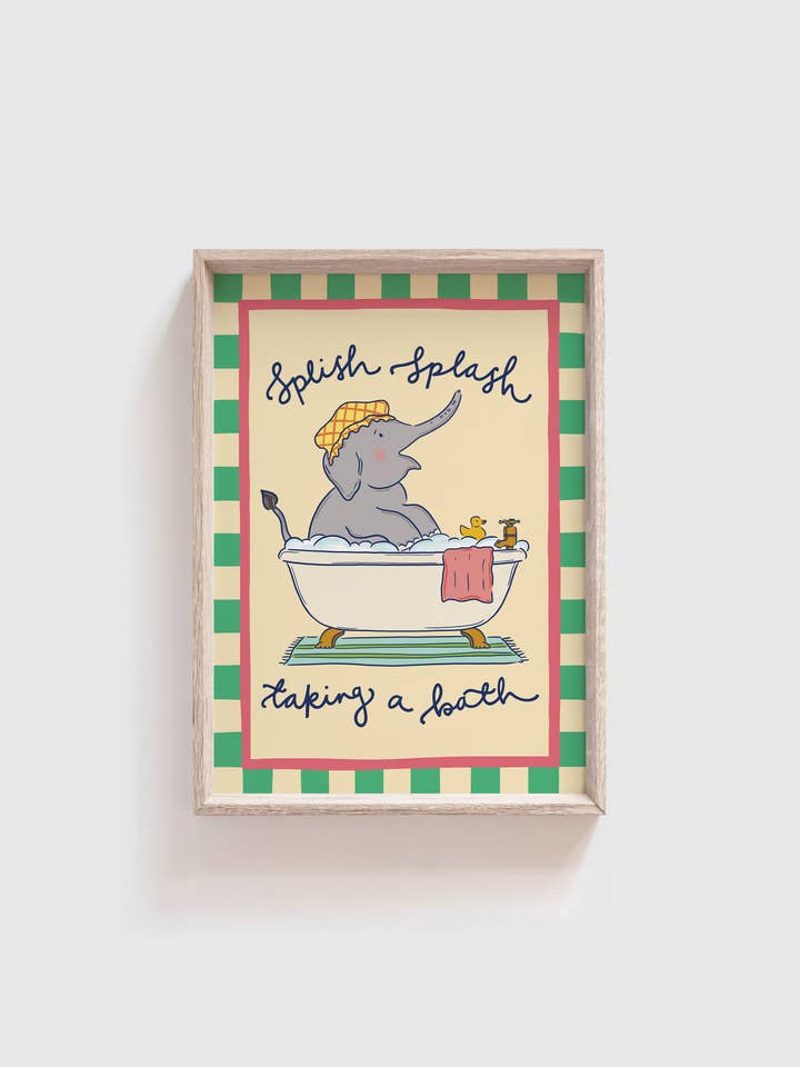 Splish Splash Print | Home Decor | Kids for wholesale by Neesh Home