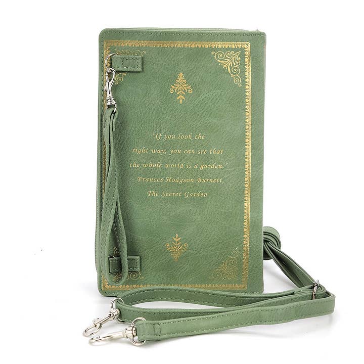 COMECO INC - Wholesale Clutch Bag - Women's - The Secret Garden Book Clutch Bag in Vinyl2