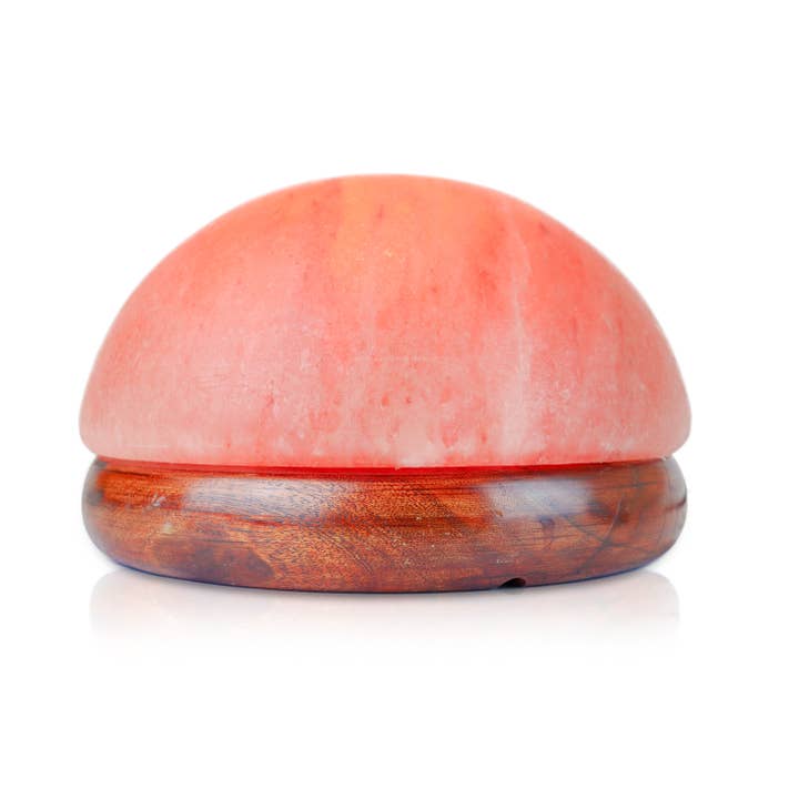 Himalayan Secrets - Wholesale Salt Lamp - 11" Foot Detox Dome Lamp with 40 Watt Bulb