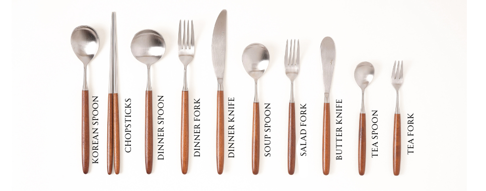Korea Table - Wholesale Assorted Cutlery Set - Honey Maple Cutlery25