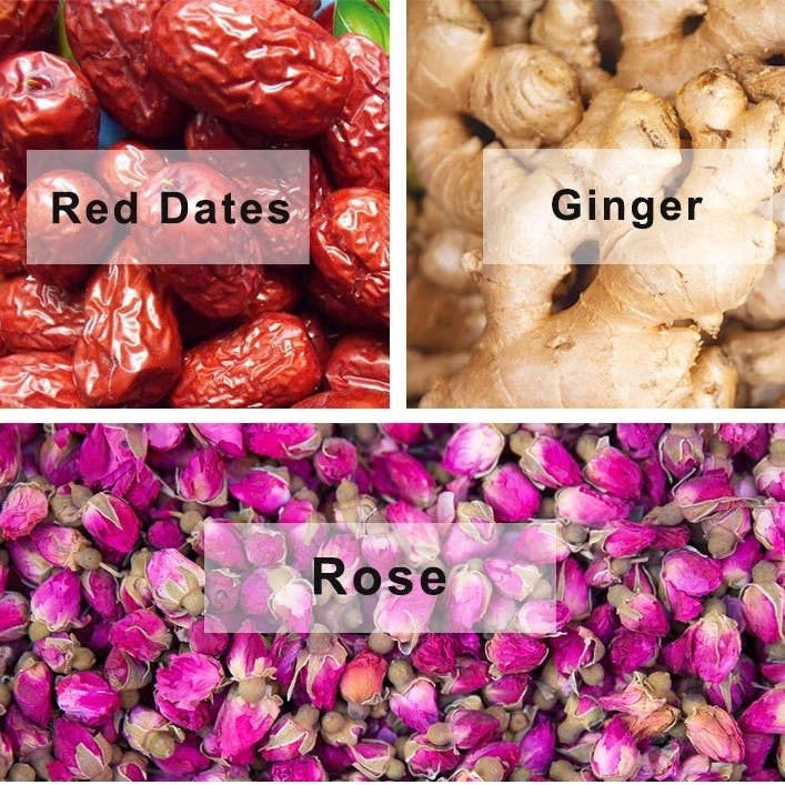 VIGOR - Wholesale Health/Detox Tea - Womb Tea - Red Dates, Ginger, Rose, Goji Berry, Longan9