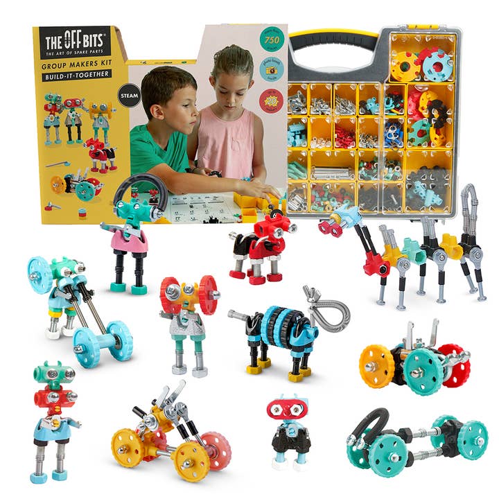 Group Makers Kit: STEAM construction set for group play for wholesale by The OffBits