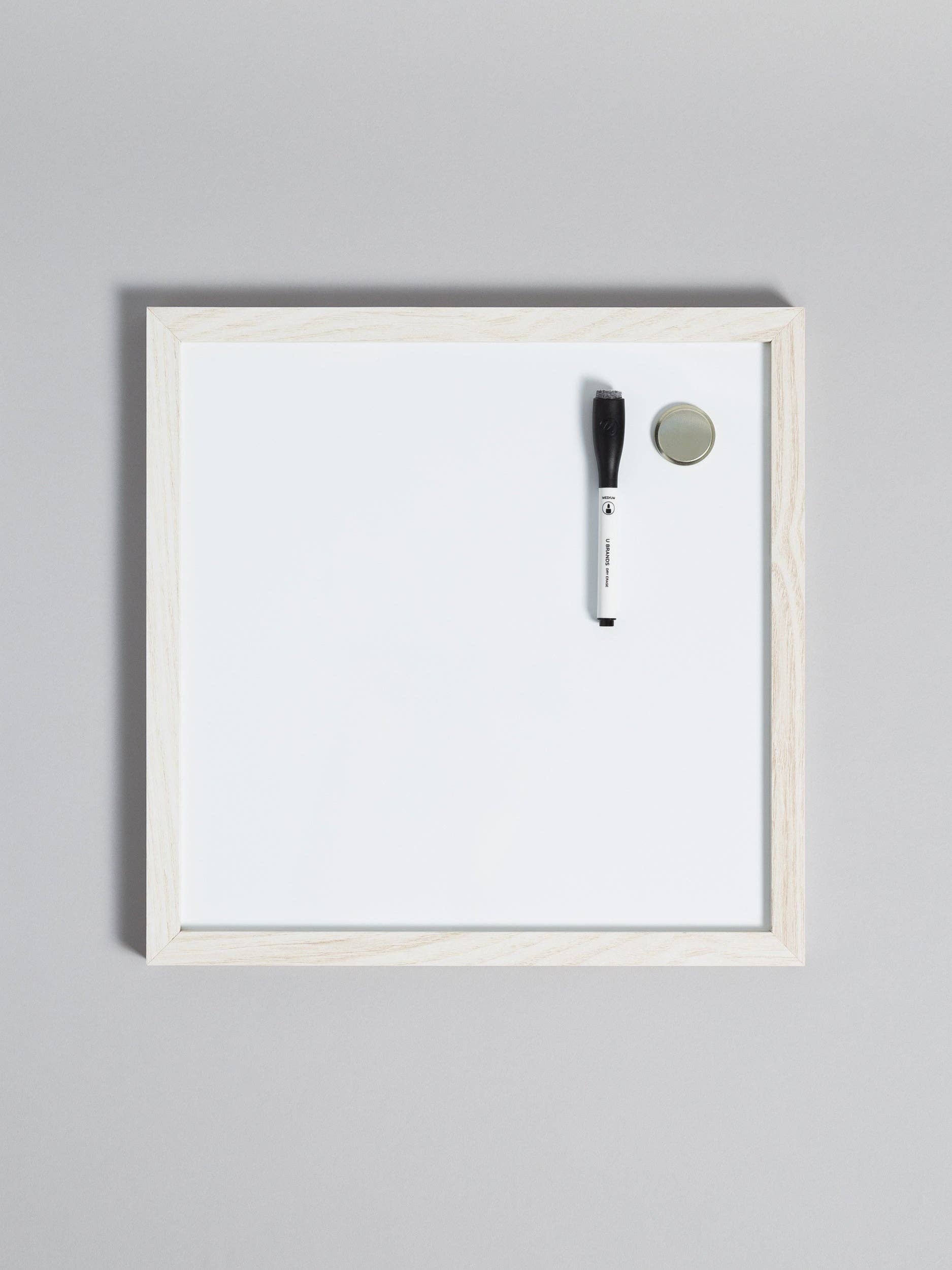 U Brands - Wholesale Whiteboard/Dry-Erase Board - Rustic Wood Dry Erase Board, 14" x 14"0