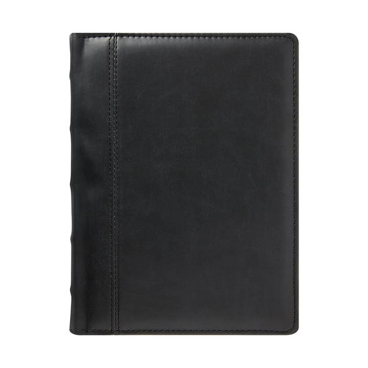 Black - Bonded Leather Journal for wholesale by Papercraft