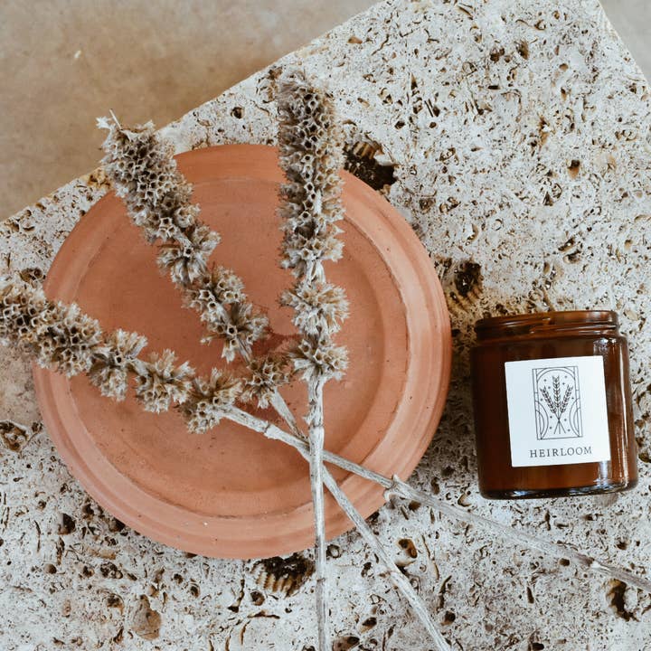 Herland Home - Wholesale Jar/Filled Candle - Heirloom 3.4oz Small Fine Fragrance Holiday Amber Jar Candle2